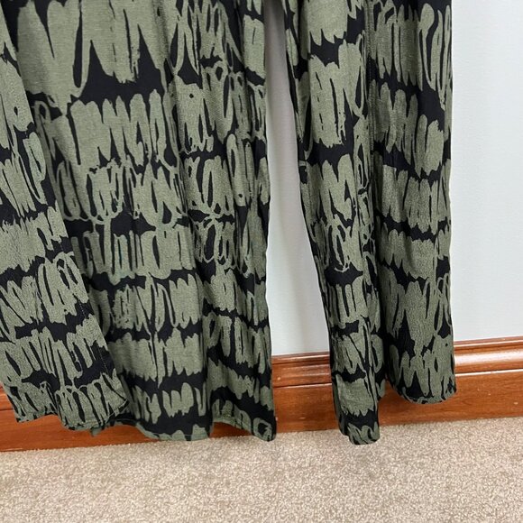 Evereve Anama Womens Zane Split Leg Jumpsuit Olive Green Racer Back size XS - Picture 7 of 15